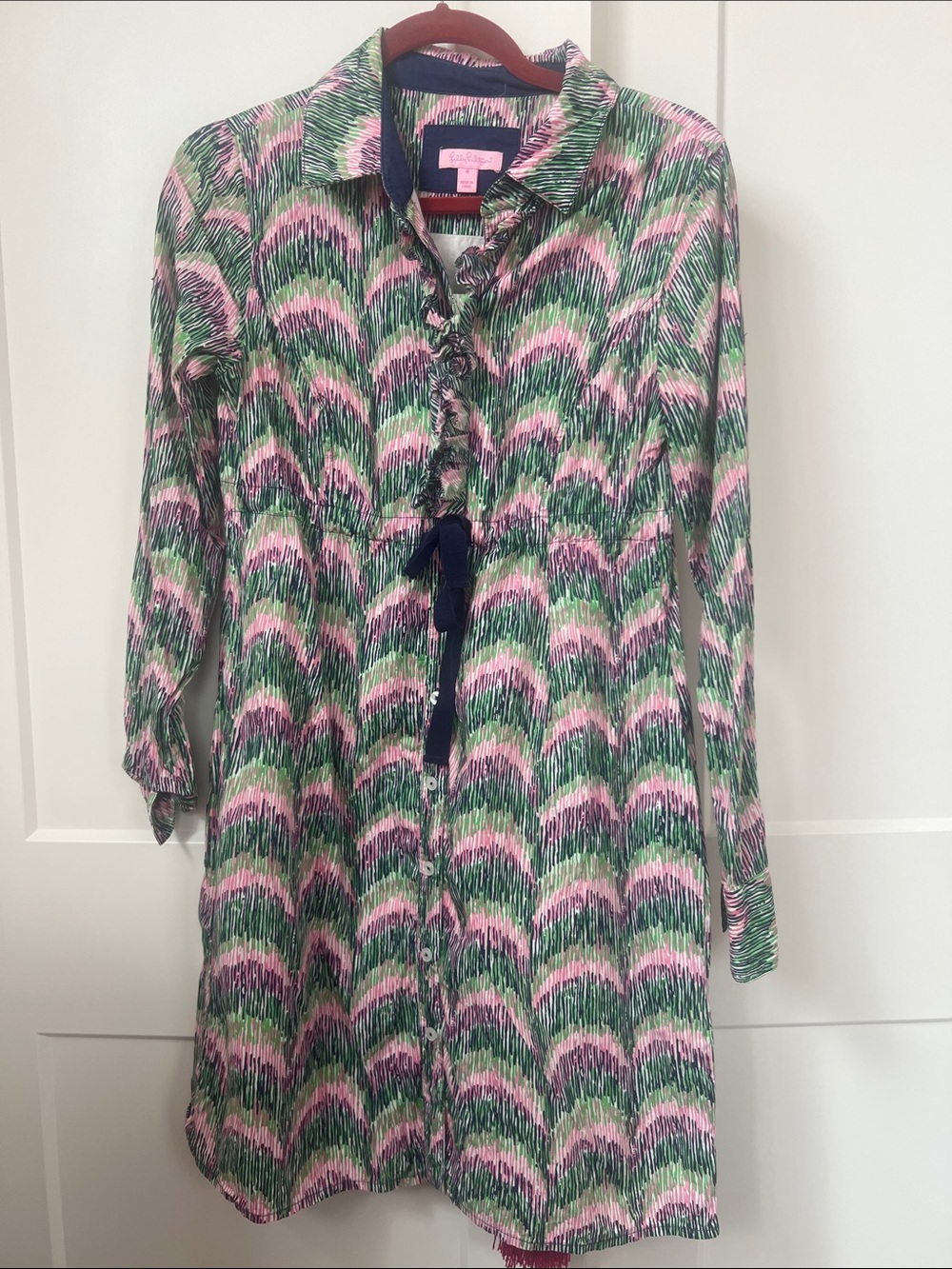 Lilly Pulitzer cotton shirt dress size 4